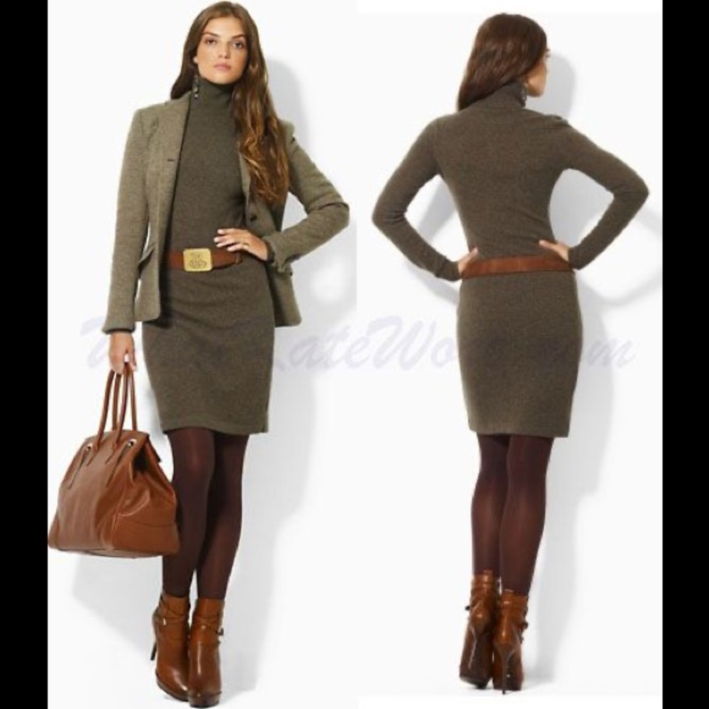 Ralph Lauren knit turtleneck dress